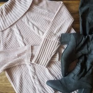 Oversized Blush Pink Sweater
